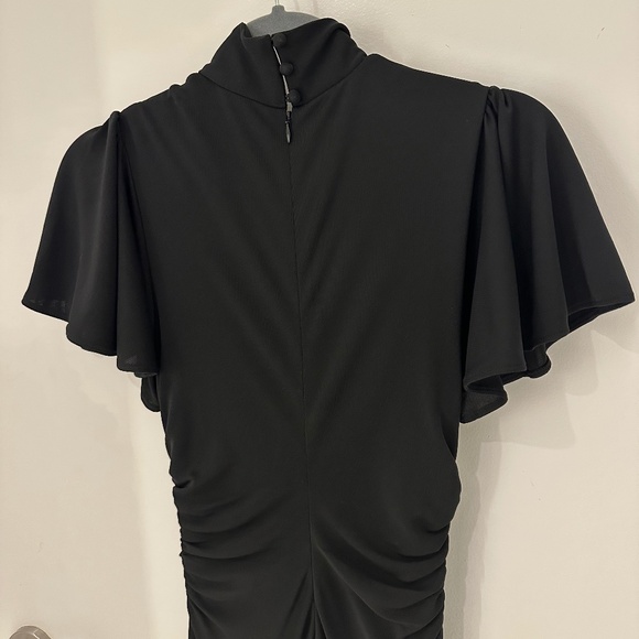 Cinq à Sept Hertha Tie Neck Midi Dress, Size 2 - Picture 5 of 11